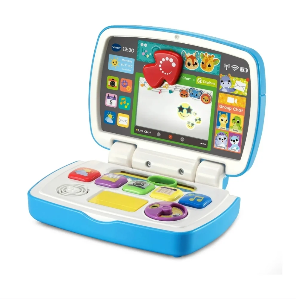 VTech Toddler Tech Learn Music Colors Animals Laptop Baby Toddler Ineractive Toy